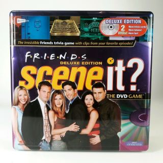 Friends Scene It? Deluxe Edition 2 Dvd Game Collectible Tin Complete