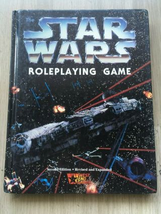 Star Wars - The Roleplaying Game - West End Games 40120 Rpg Hc Second Edition