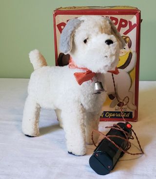 Linemar Marx Toys Japan Tin Litho B/o Pal The Puppy Action Toy Mib Great