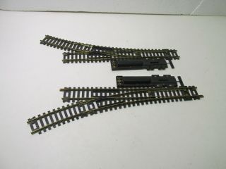 Vintage Set Of 2 Left & Right Switch 1/3 R18 " Train Track Ho Gauge Scale Tr1636