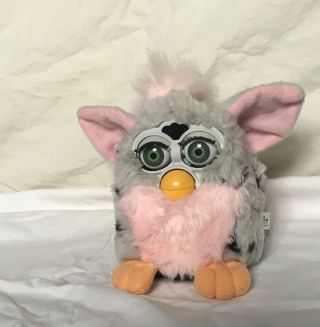 1998 Vintage Furby Tiger Electronics Pink And Grey