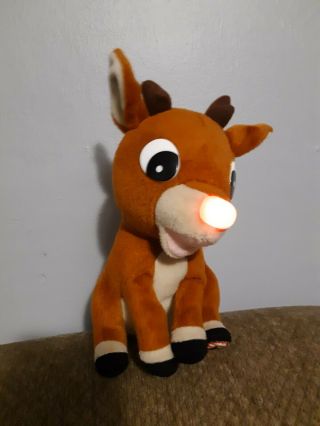 Vintage Gemmy Inc.  Rudolph The Red Nosed Reindeer Musical Toy 1992