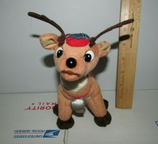 Stuffins Rudolph Red - Nosed Reindeer Plush Coach Comet 6 