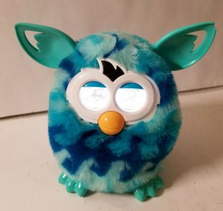 Hasbro Furby Boom Blue Teal Interactive Electronic Toy Led Eyes