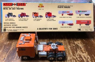 VINTAGE CHAMP OF THE ROAD UNION 76 GAS TANKER 1/50 SCALE SEMI TRAILER W/ CAB 3