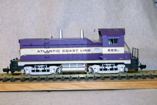 Usa Trains Emd Nw - 2 Diesel Locomotive Calf Atlantic Coast Line 665a