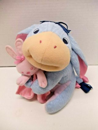 Baby Eeyore With Pink Blanket 8 " Plush Stuffed Toy 2005 Fisher Price Disney