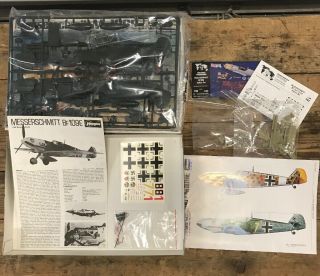 1/32 Hasegawa Messerschmitt Me 109e W/verlinden Resin Update Set Unassembled