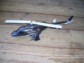 1984 Ertl Universal Studios Large Airwolf Helicopter 14 In.  Long - Awesome Shape