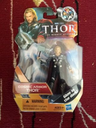 Thor: The Mighty Avenger Action Figure 19 Cosmic Armor Thor 3.  75 Inch