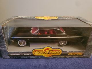 1:18 Scale American Muscle 1964 Chevrolet Impala Ss Black