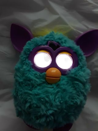 Furby Boom Teal And Purple Hasbro Toy