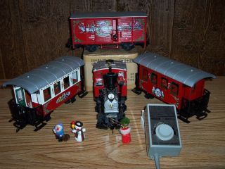 Lgb 21540 Christmas Santa Train Set Locomotive,  G Scale,  Bonus Car & Tracks