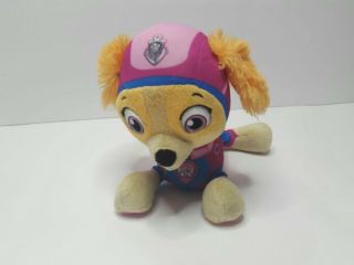 Paw Patrol Skye Pink Small Floppy Soft Plush Stuffed Animal Dog Doll Toy 8 "