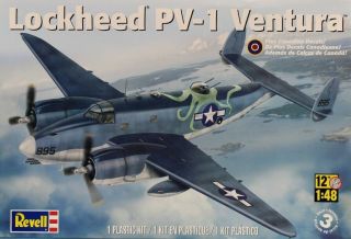 Revell 1:48 Wwii Us Lockheed Pv - 1 Ventura Plastic Aircraft Model Kit 85 - 5531u