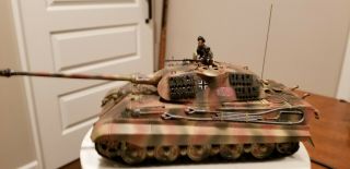 Professionally Built 1/35 Tamiya King Tiger In Battle Of The Bulge Camo
