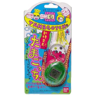 Bandai Tamagotchi Shinshu Hakken Clear Green Japanese Ver Japan Import Complete