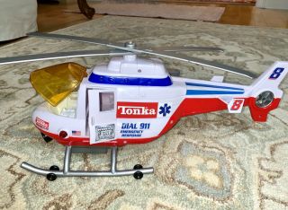 Vintage 2001 Tonka Lights & Sounds Hands On Control Rescue Helicopter 2