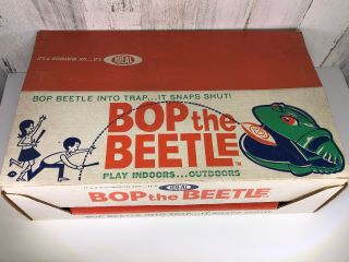 Vintage 1962 Bop The Beetle Game By Ideal Box Without Instructions Usa