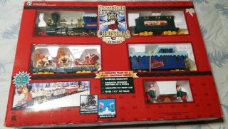 Northpole Musical Christmas Express Battery Operated Train Set Animated