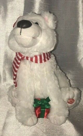 Euc 2007 Tekky Toys 53122 White Christmas Mechanical Singing Polar Bear
