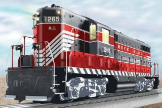 Lionel 6 - 28565 Rock Island Gp - 7 Diesel Locomotive W/railsounds Ln/box