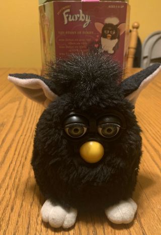 Black Furby 70 - 800 Series 1 Electronic Toy 1998 2