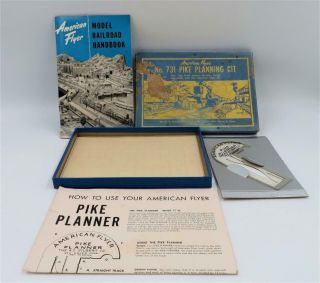 Model Train,  S Scale American Flyer,  A.  C.  Gilbert,  No.  731,  Pike Planning Kit