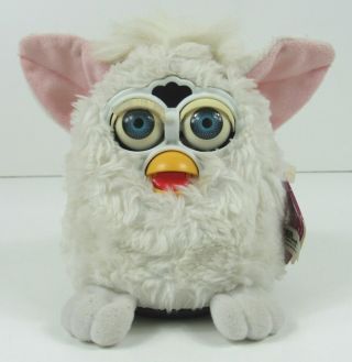 1998 Furby 70 - 800 White Blue Eyes By Tiger Not