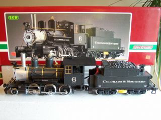 Lgb 2019s The Big Train Colorado & Southern Locomotive & Tender G Scale W/box