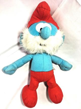 The Smurfs Papa Smurf Stuffed Plush 12 Inches 12 " Toy Collectible