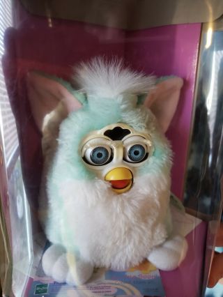 Furby Baby Green,  Pink,  And White