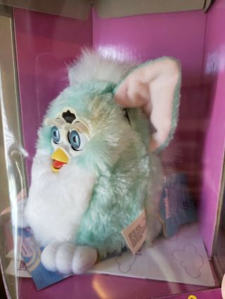 Furby Baby Green,  Pink,  And White 2