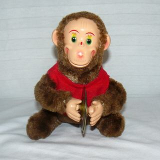 Westminster Vintage Battery Operated Monkey With Symbols
