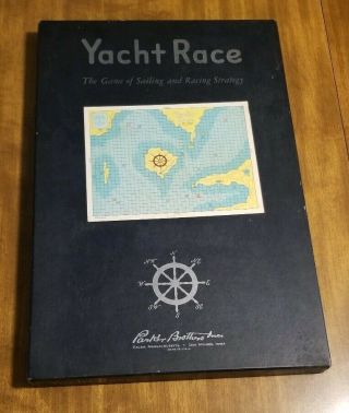 Parker Brothers Vintage 1961 Yacht Race Board Game Complete Sailing And Racing