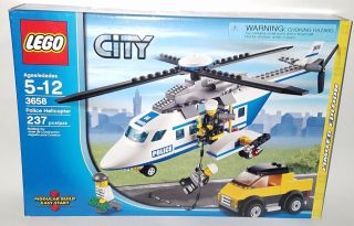 Lego City Set 3658 Police Helicopter Prisoner Yellow Car Truck Limited Edition