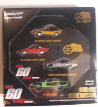 Greenlight Green With 2 Greenmachines Gone In 60 Seconds Four - Car Collectors Set