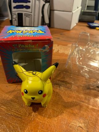 Pokemon Pikachu Decorative Ornament,  Official Nintendo Licensed Product 1999,