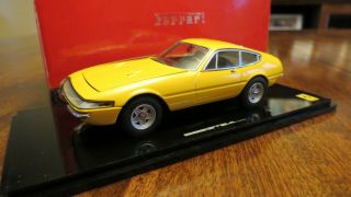 1/43 Diecast Kyosho Ferrari 365 Gtb/4 Daytona,  Early Ver,  Yellow (minichamps)