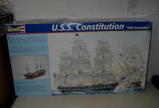 Revell U.  S.  S.  Constitution Old Iron Sides 1:96 Scale Plastic Model