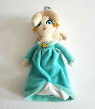 Sanei Mario Princess Peach Rosalina Plush Blue Dress Stuffed Animal Toy