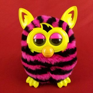 2012 Pink Black and Yellow Furby 3