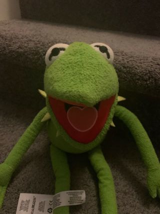 Disney Store Muppets 17” Plush Kermit The Frog Green Stuffed Animal Toy 3