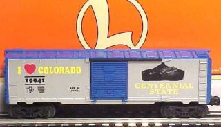 Lionel 6 - 19941 I Love Colorado Boxcar Ln/box C7 387