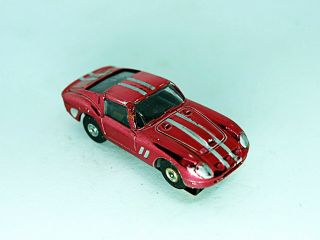 Aurora Mm T - Jet Candy Plated Red Ferrari Gto Running Chassis