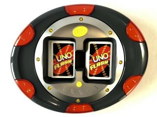 Uno Flash Electronic Mattel Sounds Lights Game Missing One Card 2007