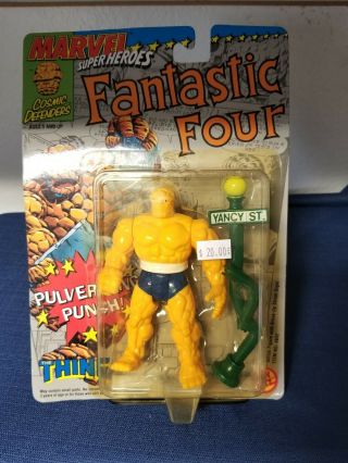 Marvel Heroes Fantastic Four The Thing 5 " In Figure W/pulverizing Punch Moc