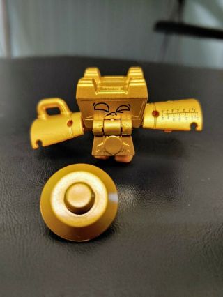 Transformers Botbots Series 4 Winners Circle Rare Liquid Gold Figure