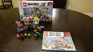 Lego 75824 Angry Birds Pig City Teardown - 100 Complete W/ Box