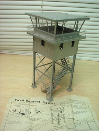 Max Grey Detailed O Scale Brass 11 " High Signal Tower W/stairway Vg,  Deal